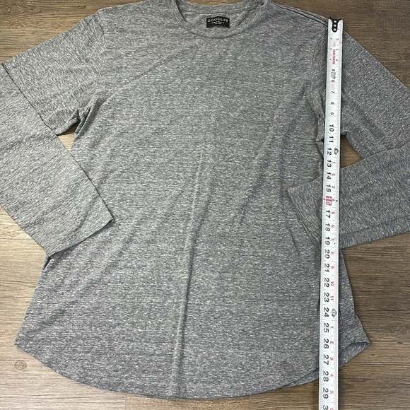 Goodlife Men’s Long Sleeve Grey Crewneck Tee Shirt, size XXL - Picture 5 of 8